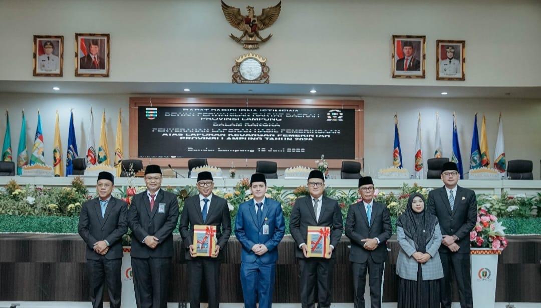 Hasil Kerja Keras Semua Pihak, Provinsi Lampung Kembali Raih Opini WTP