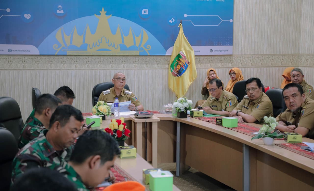 Pemprov Lampung Ikuti Rakor Pengendalian Inflasi Daerah Tahun 2026