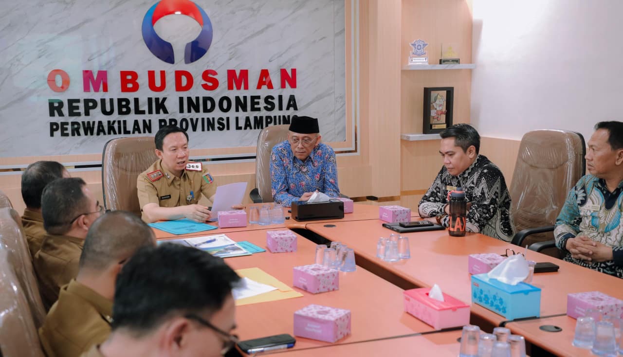 Sekdaprov Marindo Kurniawan Kunjungi Ombudsman RI Perwakilan Lampung, Bahas Upaya Peningkatan Kualitas Pelayanan Publik agar Terus Dirasakan Masyarakat