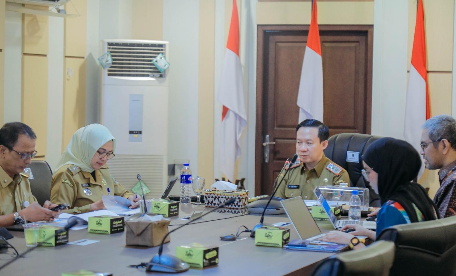 Sekdaprov Marindo Kurniawan Pimpin High Level Meeting TPID