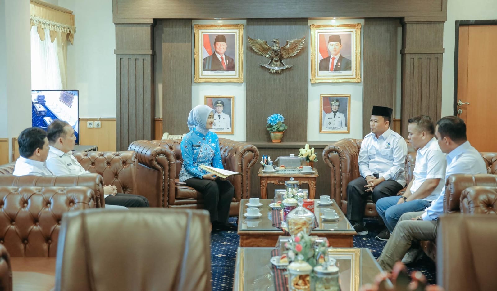 Wagub Jihan Nurlela Terima Pengurus Gabungan Pengusaha Makan Bergizi Indonesia Provinsi Lampung
